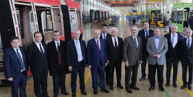 Bursa raylı üretimde Türkiye’nin gururu oldu