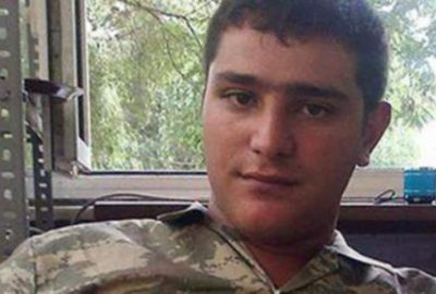 Başına çatıdan buz düşen asker şehit oldu