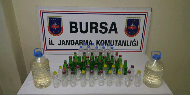 Bursa’da kaçak içki operasyonu