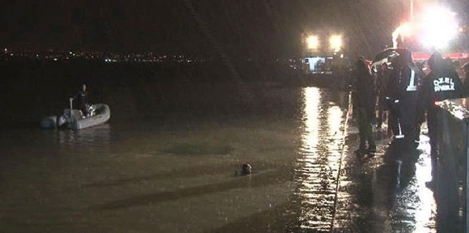 Otomobil denize düştü! 1 ölü, 2 yaralı