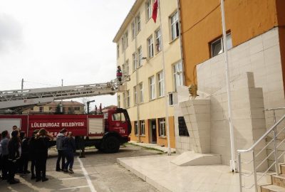 Öğrenciler Tatbikatı Başarıyla Gerçekleştirdi