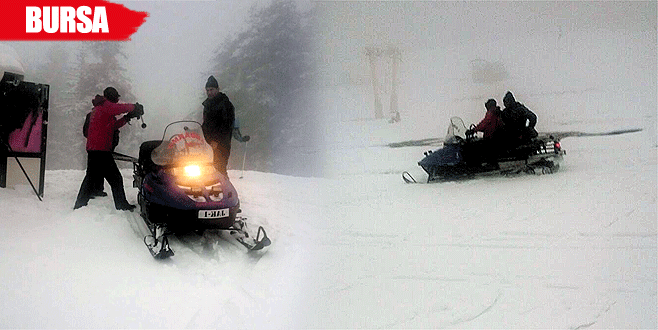 Jandarma kayıp kayakçıya 10 dakikada ulaştı
