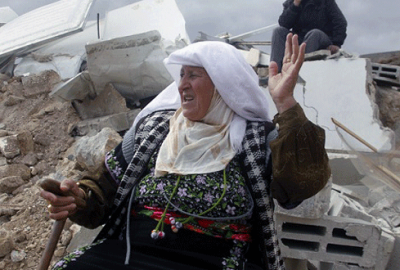 Filistinlilere ait 41 ev yıkıldı