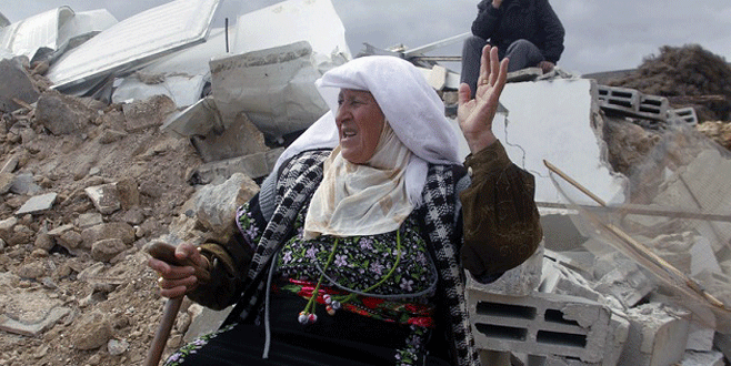 Filistinlilere ait 41 ev yıkıldı