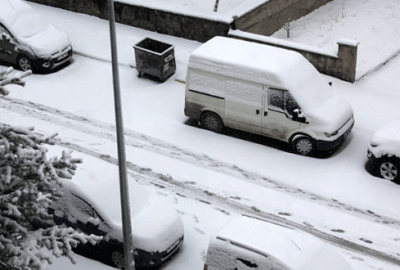 Mart kapıdan baktırdı! Şehir beyaza büründü!