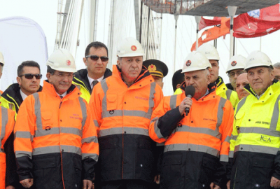 Köprü üzerinde müthiş pazarlık