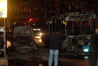 Halk otobüsüne molotofkokteylli saldırı!