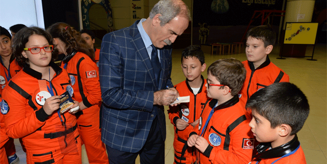 Bursalı küçük astronotlar ‘Mars’ta bir gece’ geçirdi