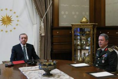 Cumhurbaşkanı Erdoğan, Genelkurmay Başkanı Akar’ı kabul etti