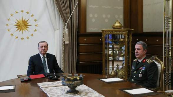 Cumhurbaşkanı Erdoğan, Genelkurmay Başkanı Akar’ı kabul etti