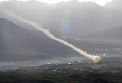 Obüsler PKK hedeflerini vurdu