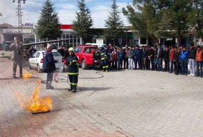 Mesleki Eğitim Merkezinde Deprem Ve Yangın Tatbikatı