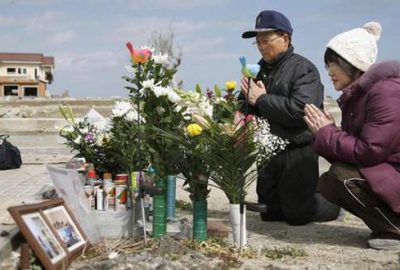 Fukuşima kurbanları anılıyor