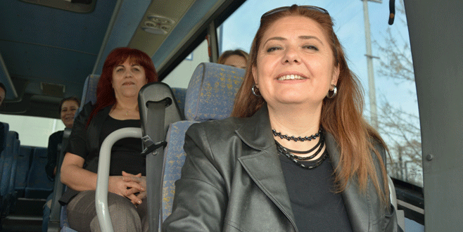 Bursa’nın tek kadın otobüs şoförü