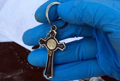 Öldürülen teröristin üzerinden haç çıktı