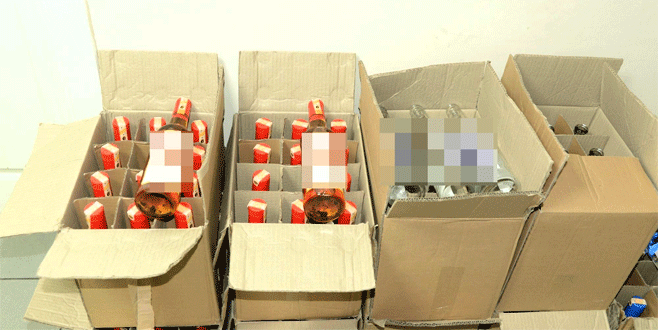 Bursa’da kaçak içki operasyonu