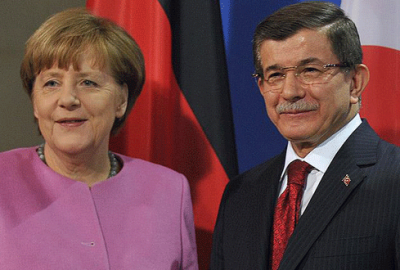 Davutoğlu ile Merkel’den sürpriz görüşme!
