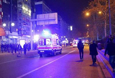 Saldırıda hasar gören araçlar kaldırıldı