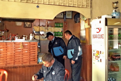 Zabıtadan kahvehane denetimi