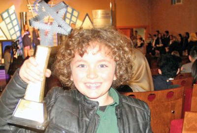 İlk ödülünü aldı