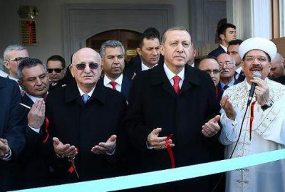 Cumhurbaşkanı Erdoğan cami açılışı yaptı
