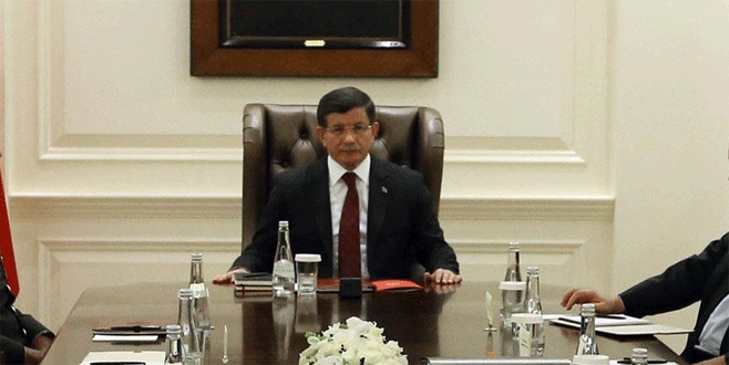 Davutoğlu başkanlığında değerlendirme toplantısı yapıldı