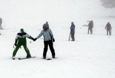 Uludağ’da ekonomi zirvesi öncesi kar sevinci