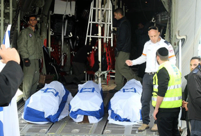 3 İsrail vatandaşının cenazesi ülkelerine gönderildi