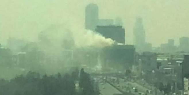 MHP İl Başkanlığı binasında yangın