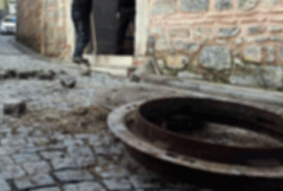 Rögar kapağı fırladı, ‘bomba patladı’ zannetti