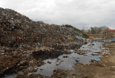 Çöp dağları yeşil alan oluyor