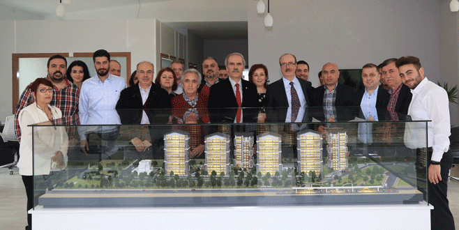Bursa’nın ilk kentsel dönüşüm sitesinde inşaat başladı
