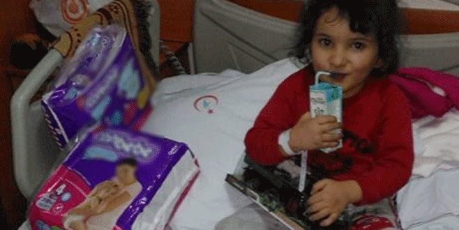 Minik kalbi, savaşa ve ölen babasına dayanamadı