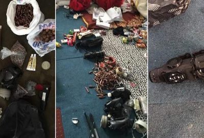 Yüksekova’da gece görüş dürbünleri ve lav silahı ele geçirildi