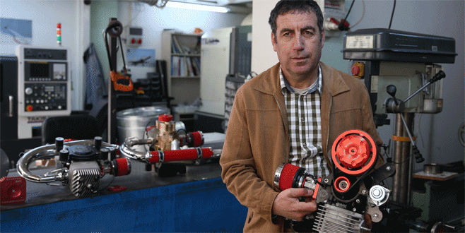 Emekli uçak teknisyeninden ‘iki zamanlı’ motor