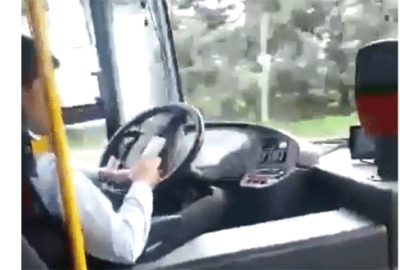 Otobüs şoförü onlarca kişinin hayatını hiçe saydı