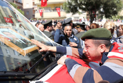 Şehit yüzbaşına veda