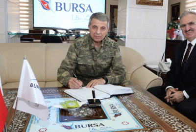 Orgeneral Galip Mendi, Bursa’da