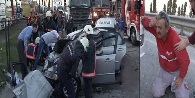 Otomobil ile beton mikseri kafa kafaya çarpıştı: 2 ölü, 3 yaralı…
