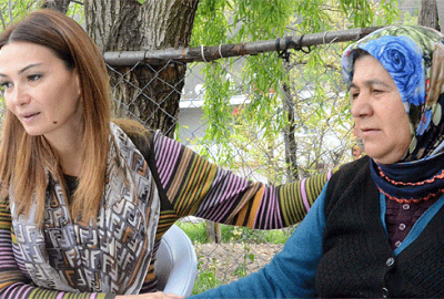 Azerbaycan milletvekilinden şehit ailesine ziyaret