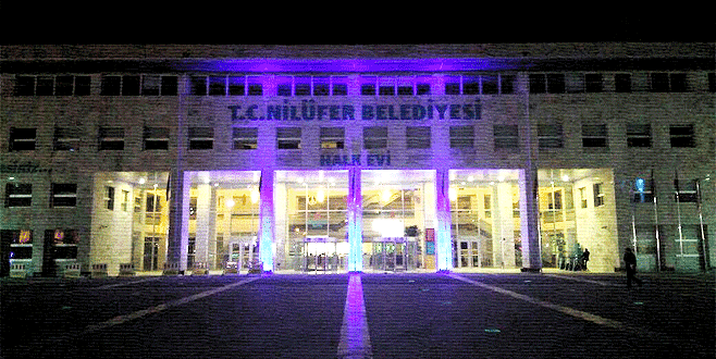 Nilüfer Belediyesi mavi ışık yaktı