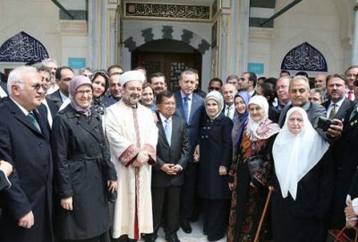 Cumhurbaşkanı Erdoğan, ABD’de cami açılışı yaptı