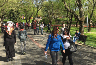 Bursalılar parklara akın etti