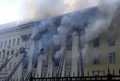 Rusya Savunma Bakanlığı’nda yangın