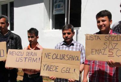 Evde kalınca eylem yaptılar