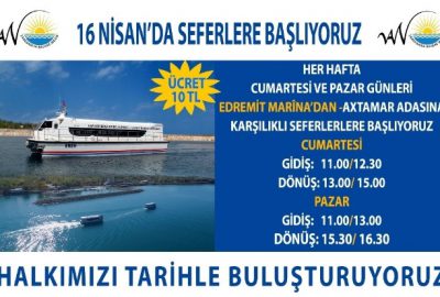 Van’da Deniz Otobüsleri Seferi 16 Nisan’da Başlıyor
