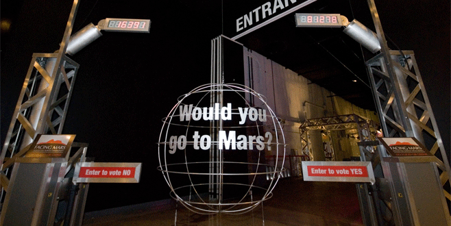 Bursa’da 60 bin kişi ‘Mars’a yolculuk’ yaptı