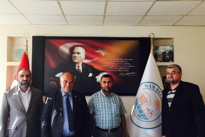 Eskişehir Saadet Partisi İl Başkanlığı yöneticileri, Han Belediye Başkanı Erdal