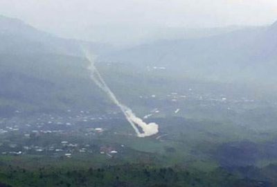 PKK sığınakları top atışına tutuldu
