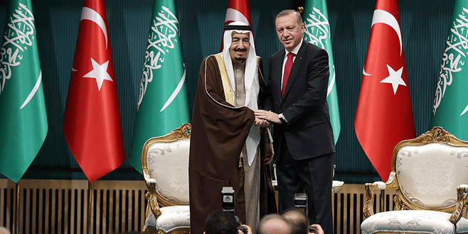 Erdoğan, Kral Selman’a Devlet Nişanı takdim etti